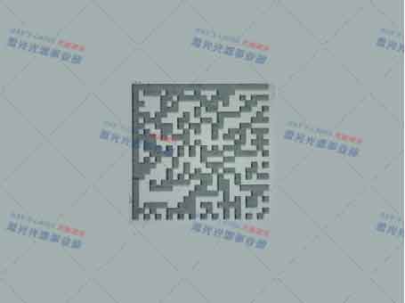 PCBA板白油标记效果 3x3mm 43位DM码